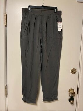 NWT Splendid Relaxed Tapered Pants in Dark Gray